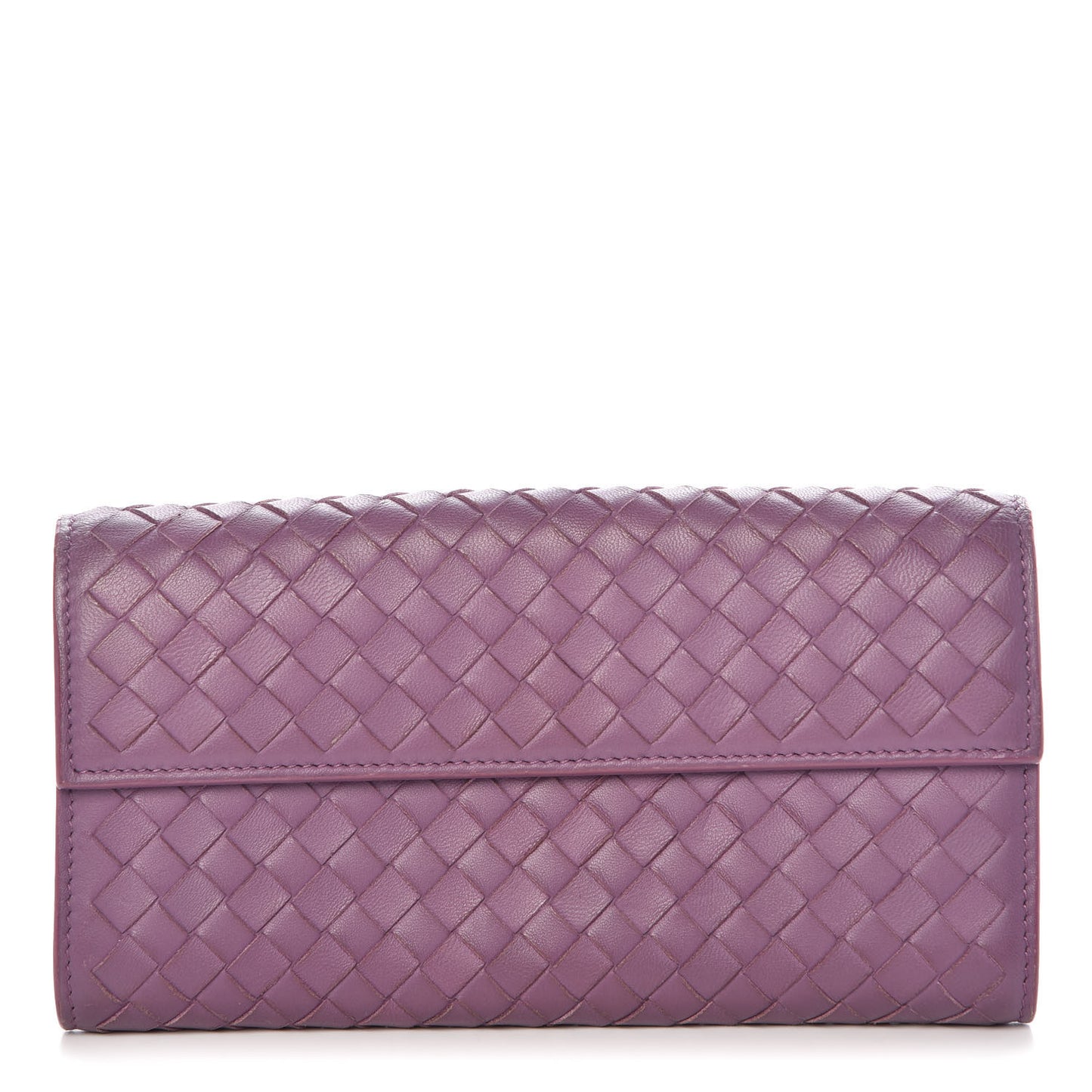Nappa Intrecciato Continental Wallet Corot
