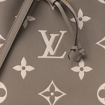 Louis Vuitton Empreinte Monogram Giant Neonoe MM Tourterelle Creme 8 of 11