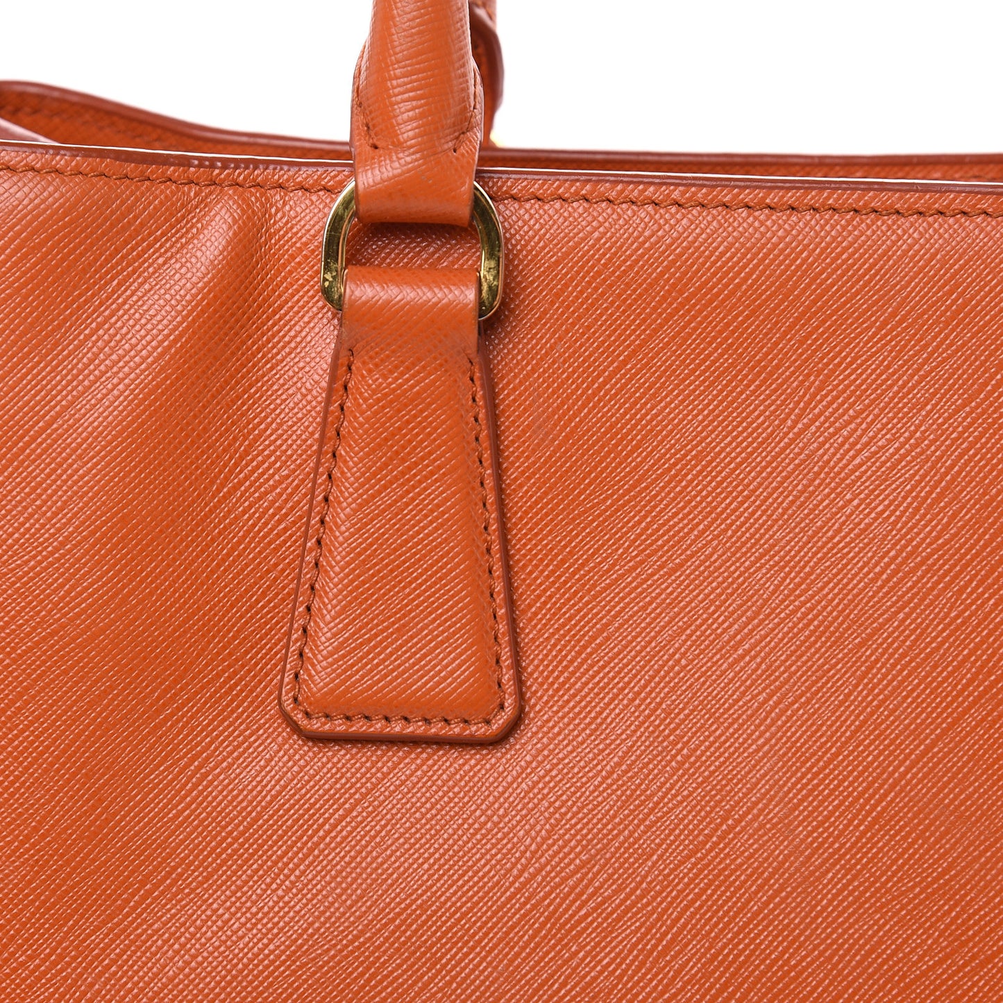 Saffiano Lux Medium Tote Papaya