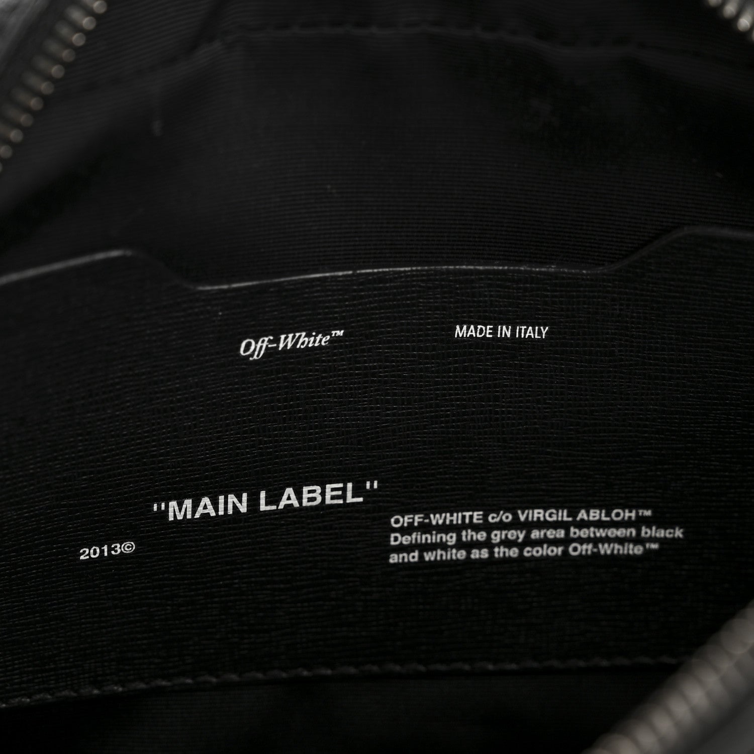 Off-White Saffiano Diag Camera Bag Black 6 of 13