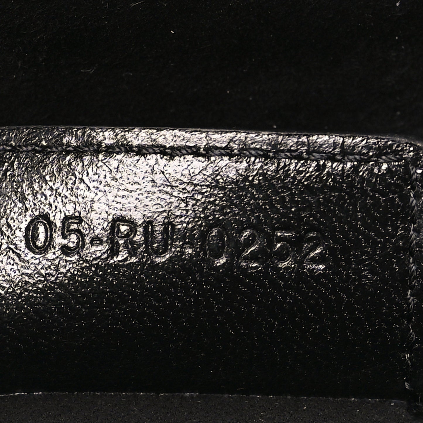 Shiny Crinkled Calfskin Studded Saddle Bag Black