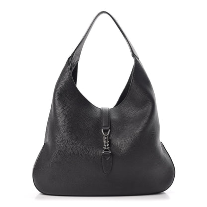 Gucci Soft Grained Calfskin Large Jackie Hobo Black 1 of 9