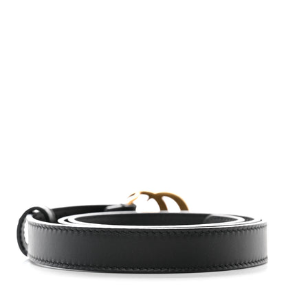 Gucci Calfskin Double G 20mm Belt 75 30 Black 2 of 7