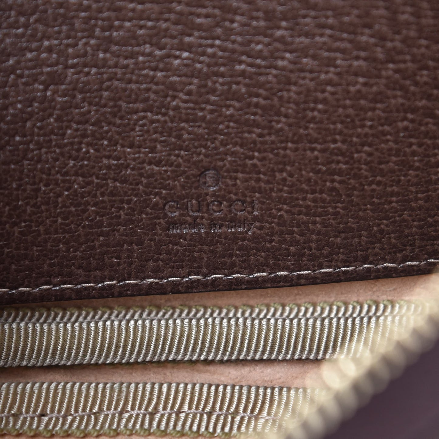 GG Supreme Monogram Ophidia Belted iPhone Case Dark Brown