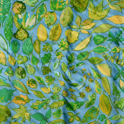 Hermes Silk Tourbillons Pocket Square Scarf Bleu 1 of 5