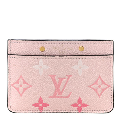 Louis Vuitton Empreinte Monogram Giant By The Pool Card Holder Bouton De Rose 1 of 10