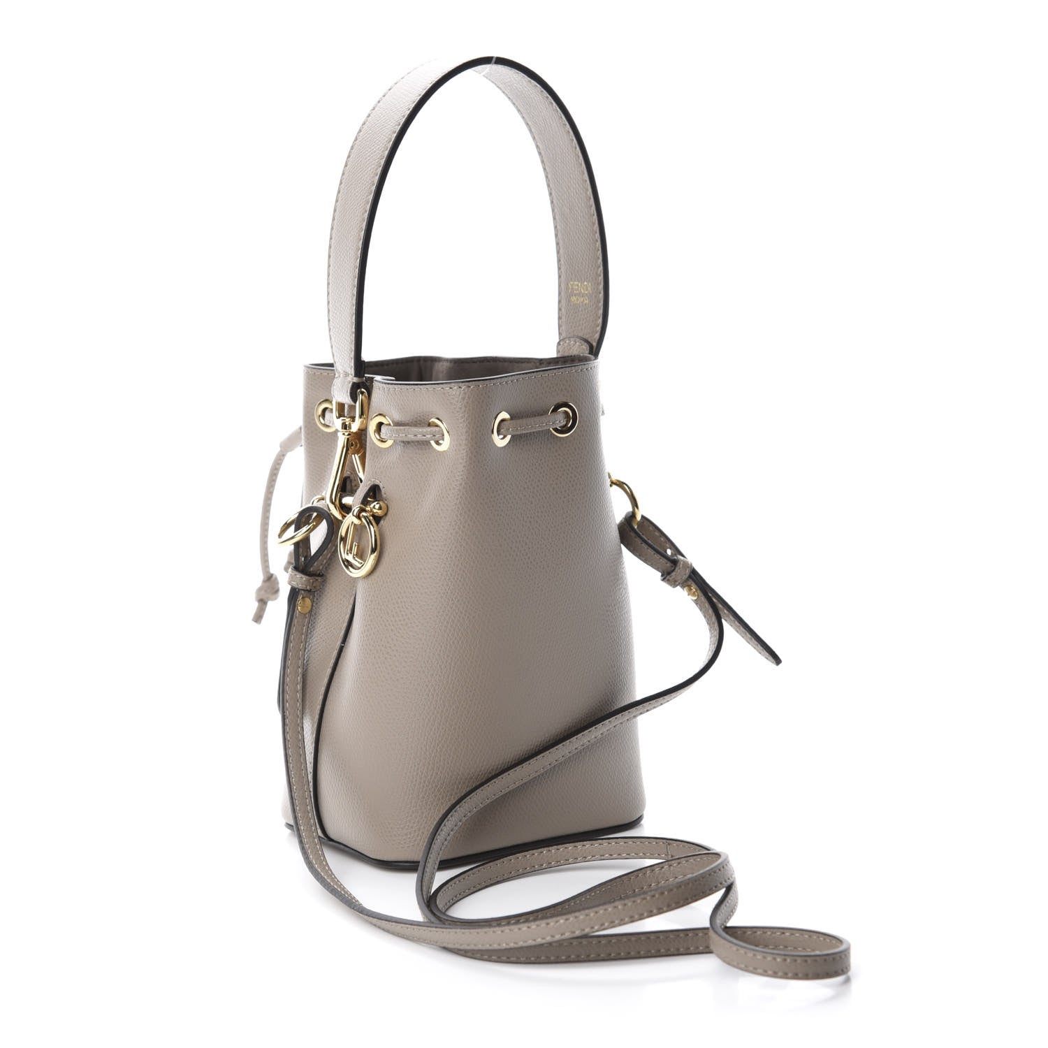 Fendi Vitello Cruise F is Fendi Mini Mon Tresor Bucket Bag Tortora 3 of 10