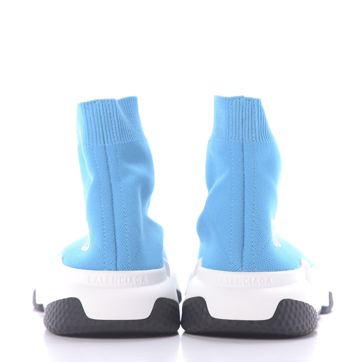 Nylon Knit Womens BB Speed Sneakers 38 Bleu Azur