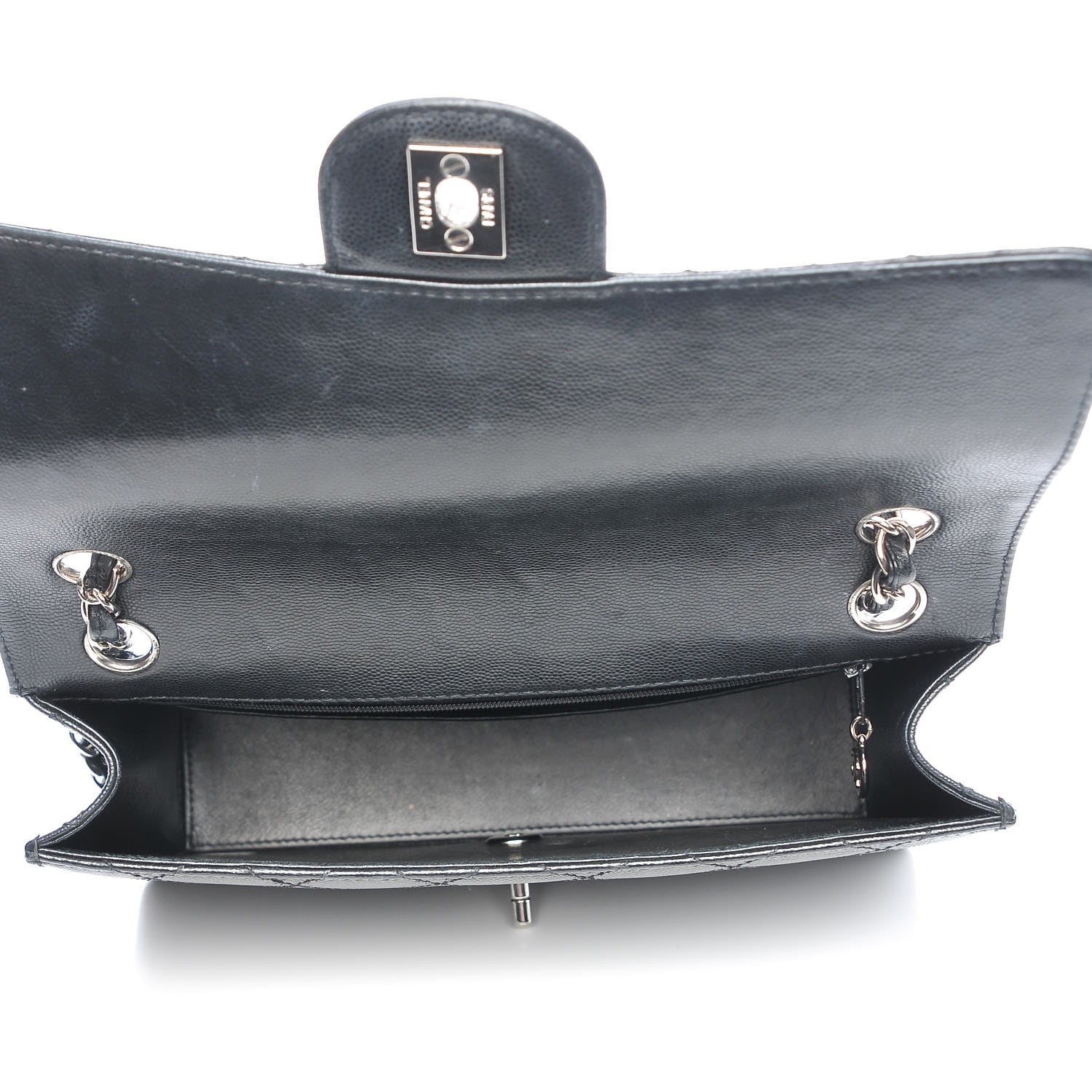 Chanel Caviar Stitch Medium Single Flap Black 5 of 11