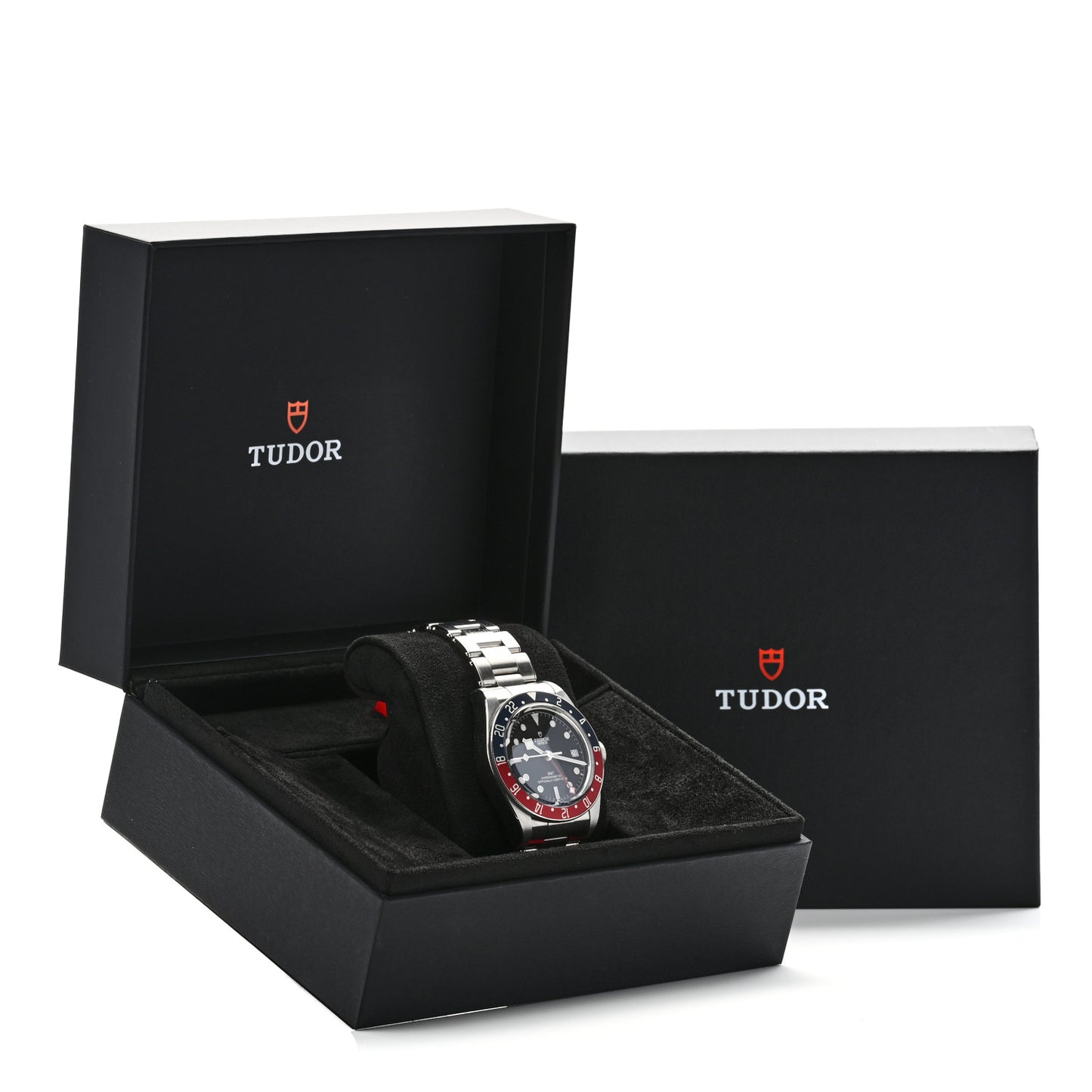 Stainless Steel 41mm Black Bay GMT Automatic Watch Black 79830RB