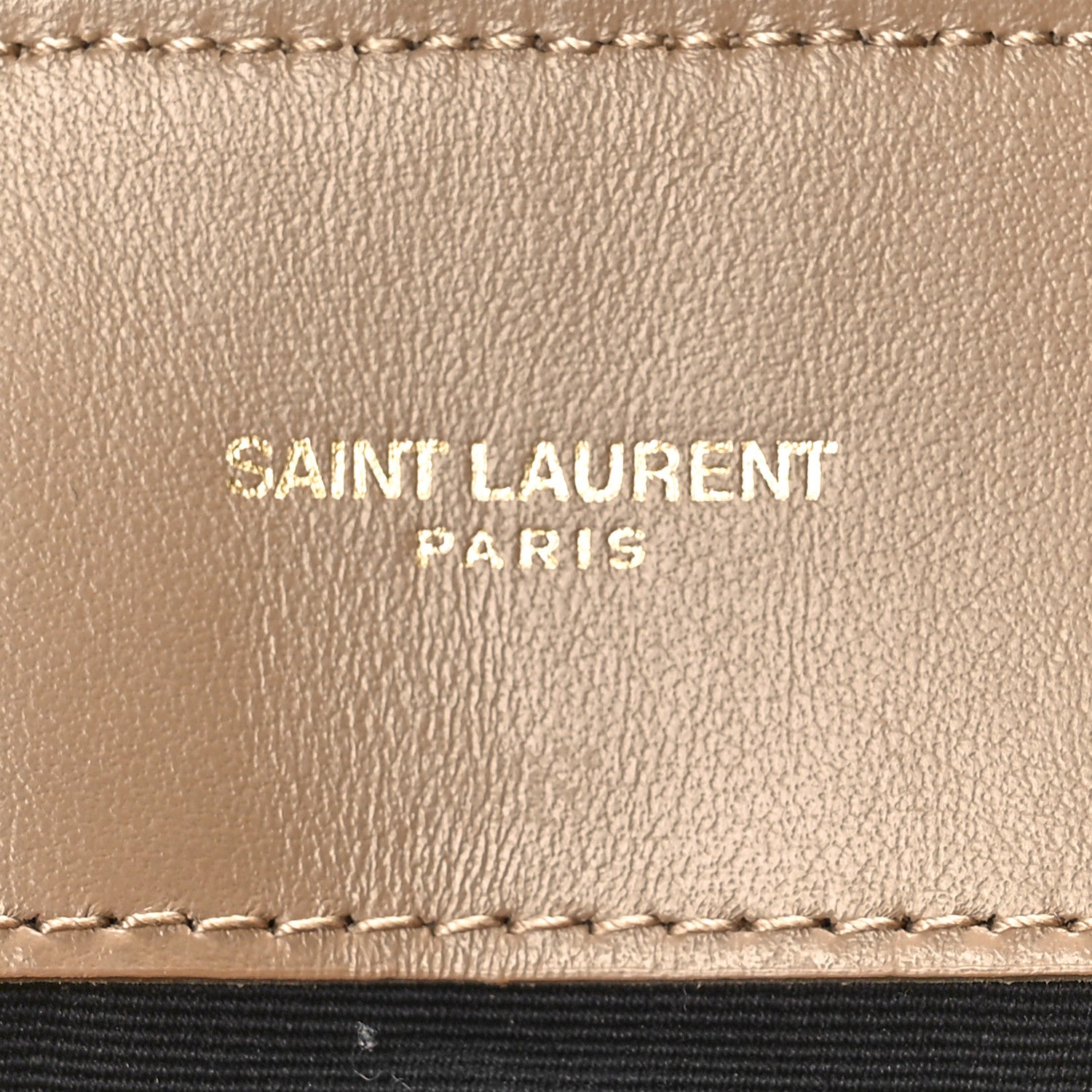 Saint Laurent Calfskin Y Quilted Monogram Medium Loulou Chain Satchel Dark Latte 6 of 10
