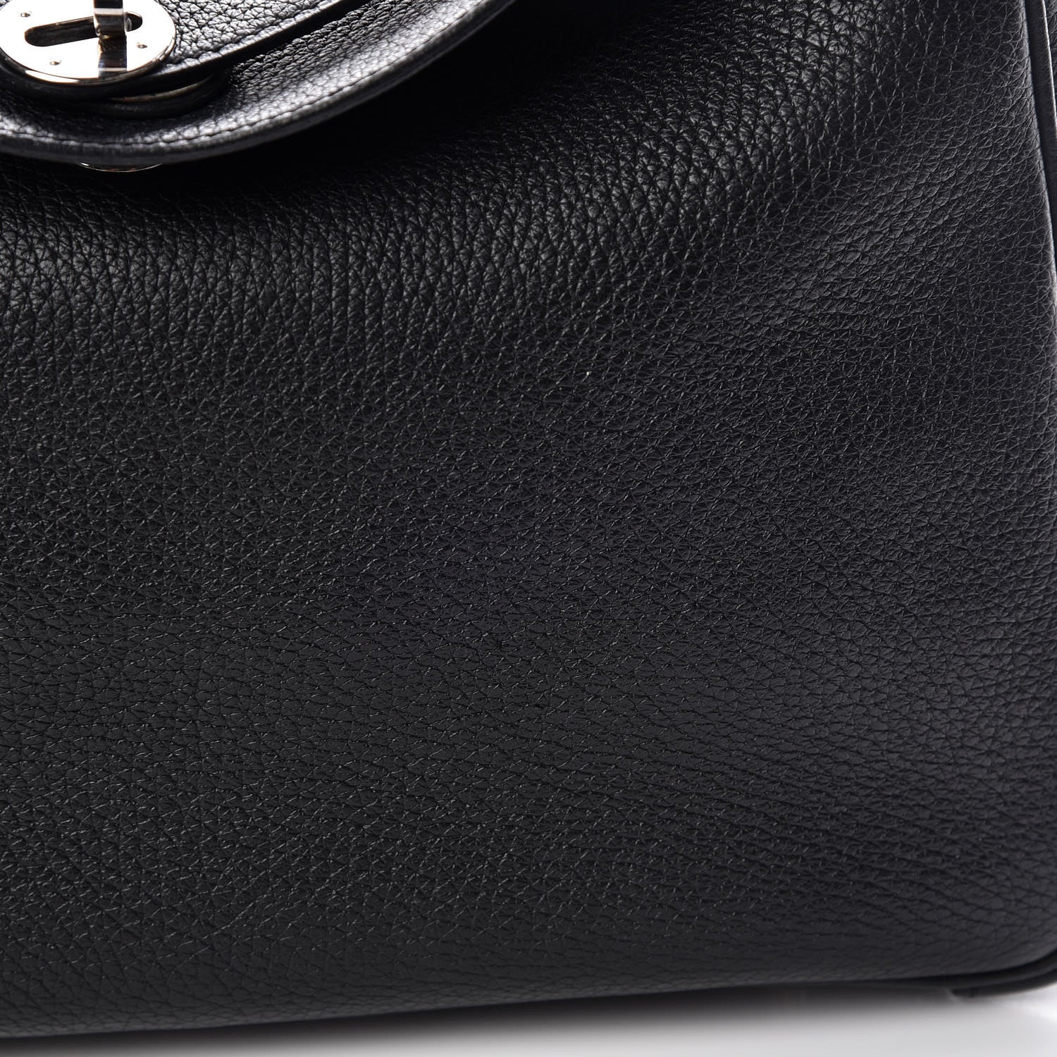 Hermes Taurillon Clemence Lindy 30 Black 10 of 15