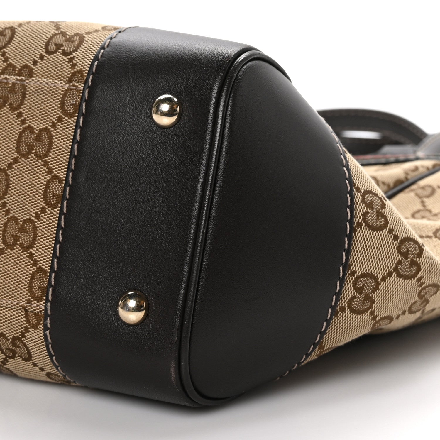 Gucci Monogram Web Medium Mayfair Tote Dark Brown 8 of 9