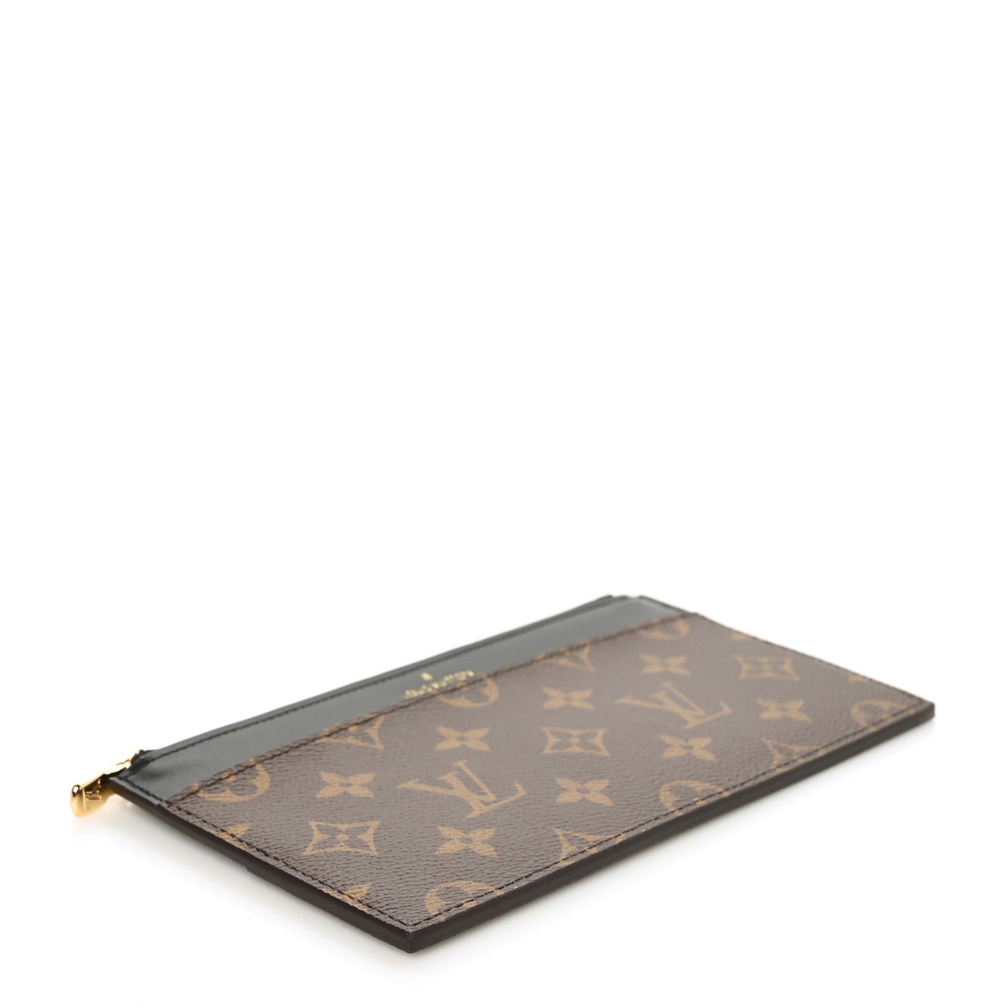 Monogram Slim Purse Black