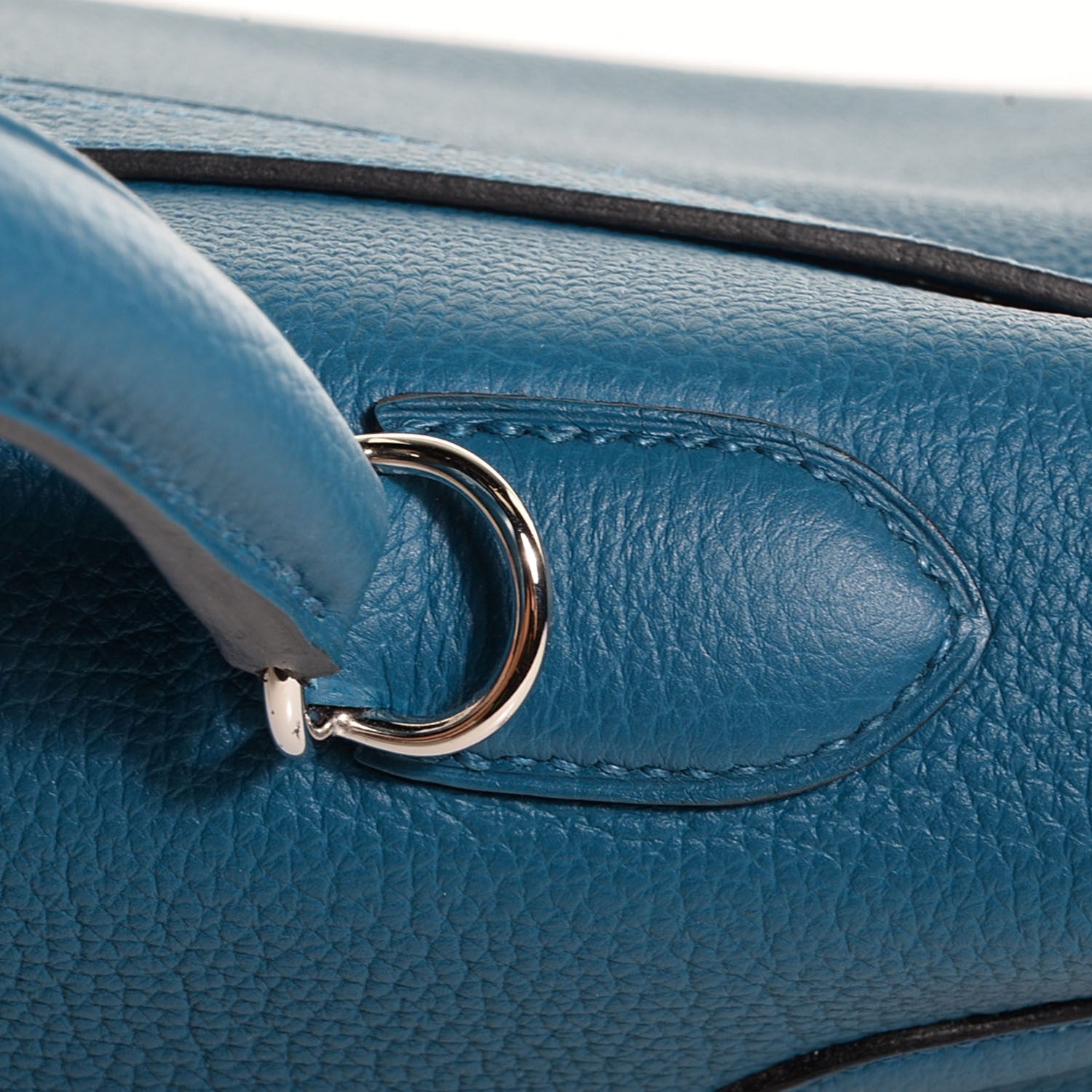 Hermes Togo Kelly Retourne 35 Bleu de Galice 20 of 24