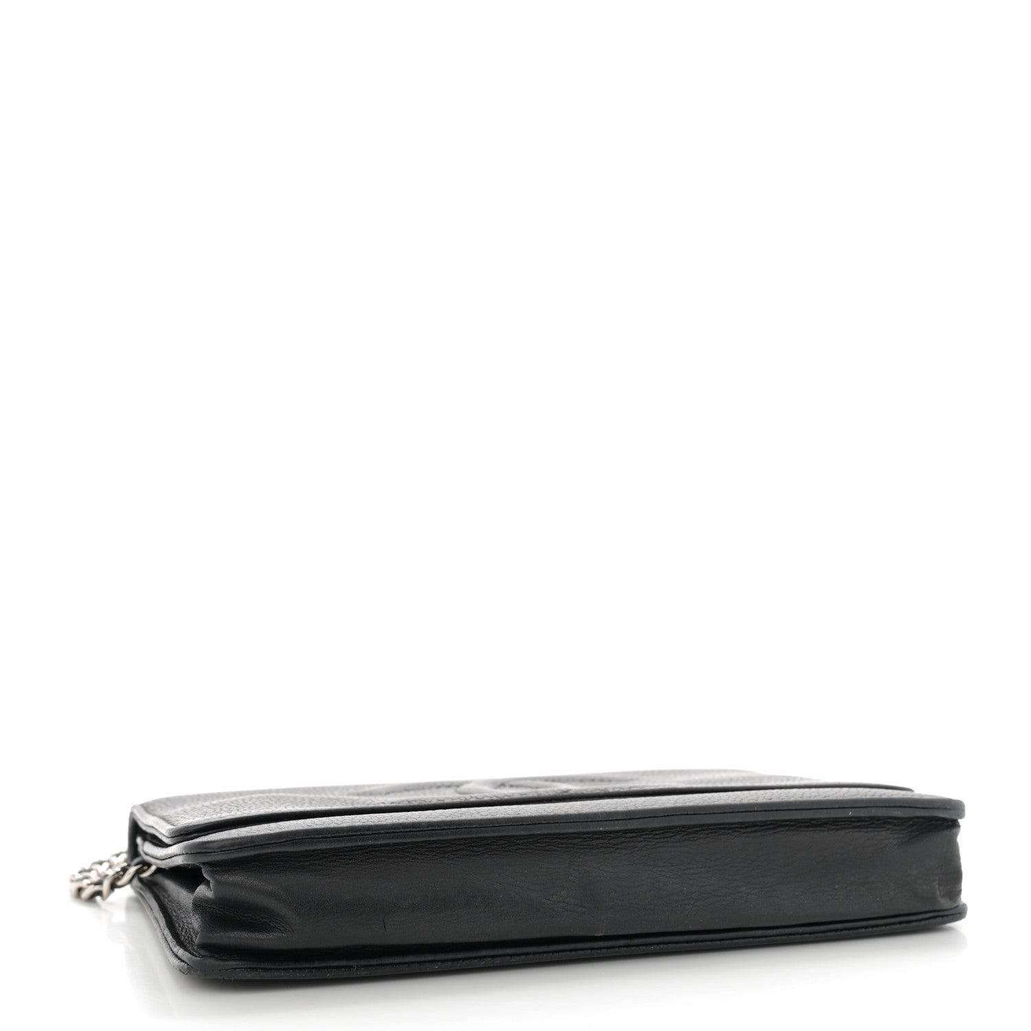 Chanel Caviar Timeless CC Wallet On Chain WOC Black 4 of 15