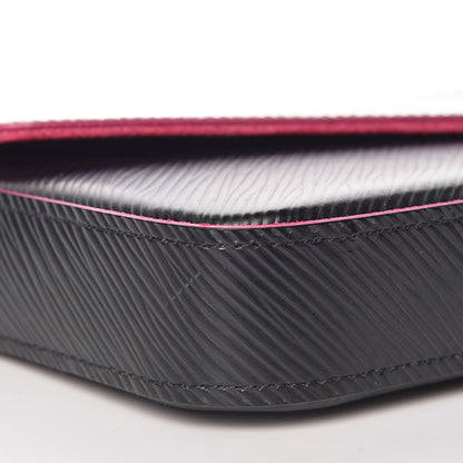 Louis Vuitton Epi Pochette Felicie Black Hot Pink 9 of 10