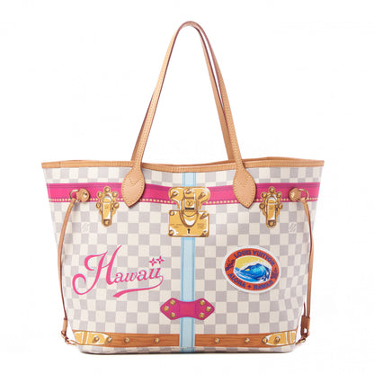 Louis Vuitton Damier Azur Summer Trunks Hawaii Neo Neverfull MM 1 of 9