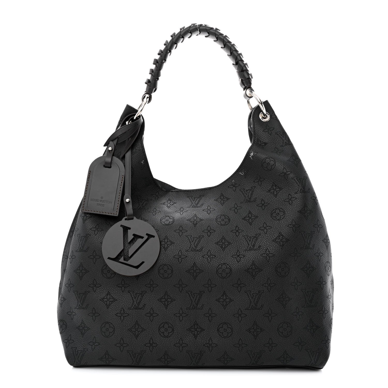 Louis Vuitton Mahina Carmel Hobo Black 1 of 9