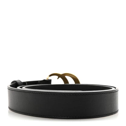 Gucci Calfskin Double G 30mm Belt 90 36 Black 2 of 5