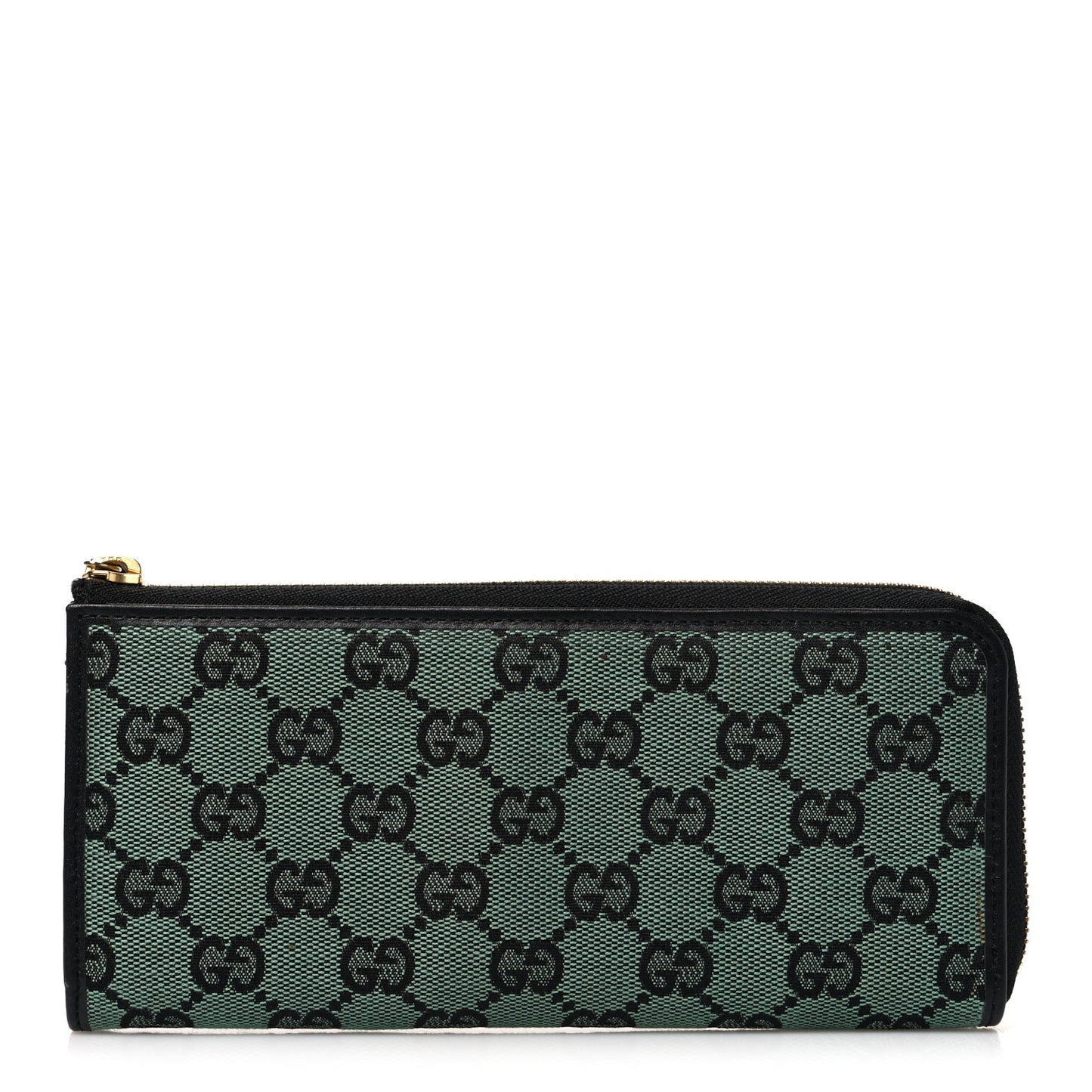 Monogram Zip Around Wallet Green