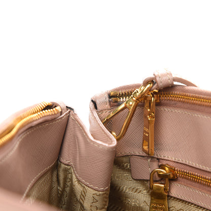 Prada Saffiano Medium Galleria Double Zip Tote Cammeo 12 of 17