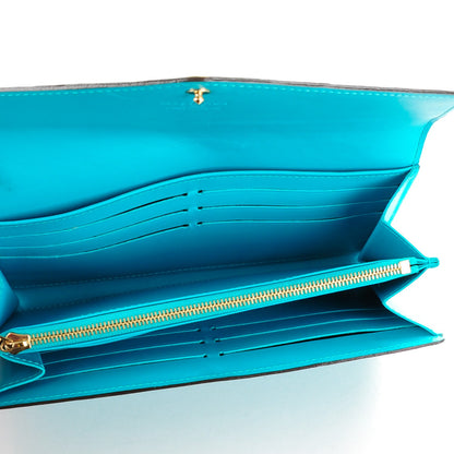 Louis Vuitton Vernis Sarah Wallet NM Turquoise 5 of 8