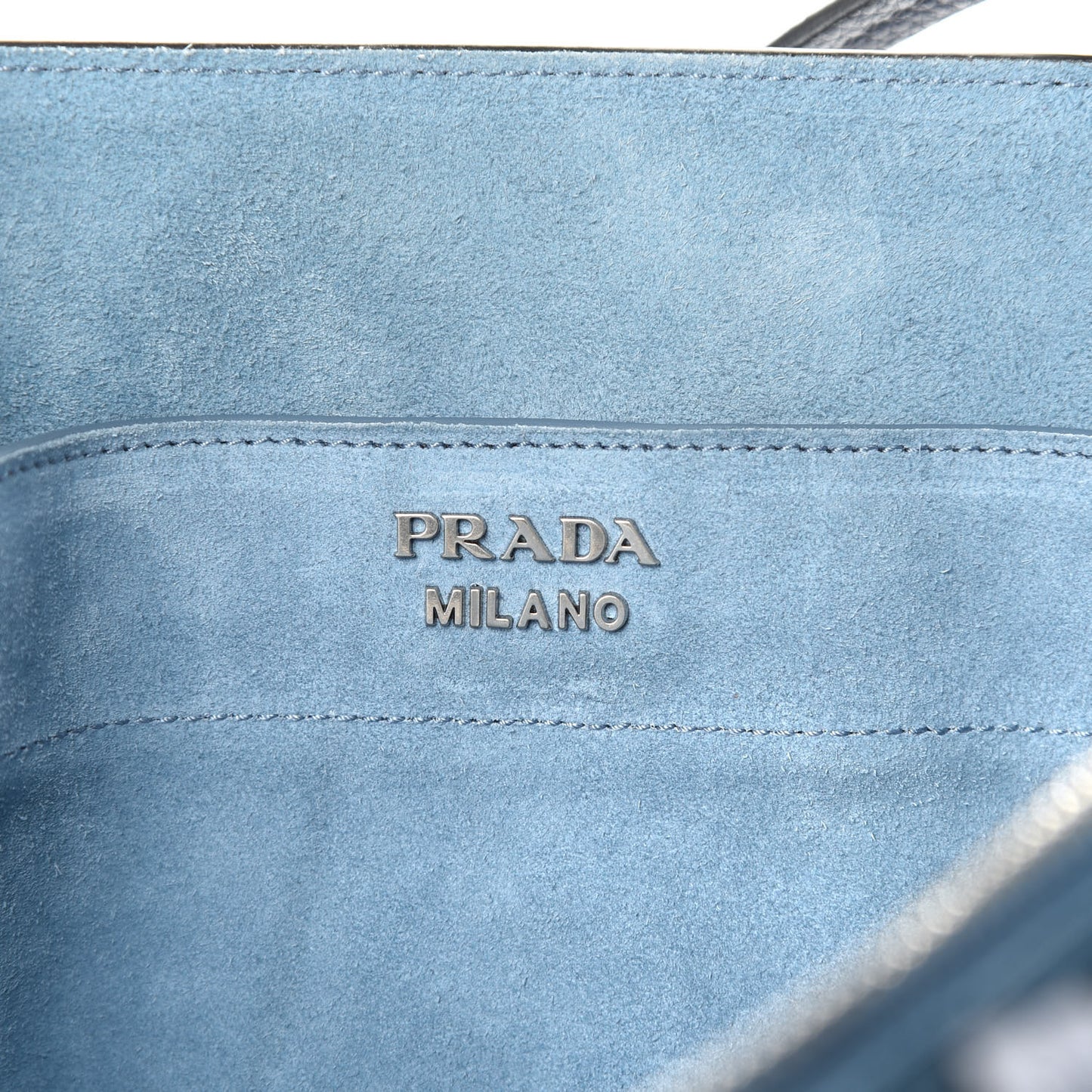 Glace Calf Etiquette Tote Astrale Inchiostro