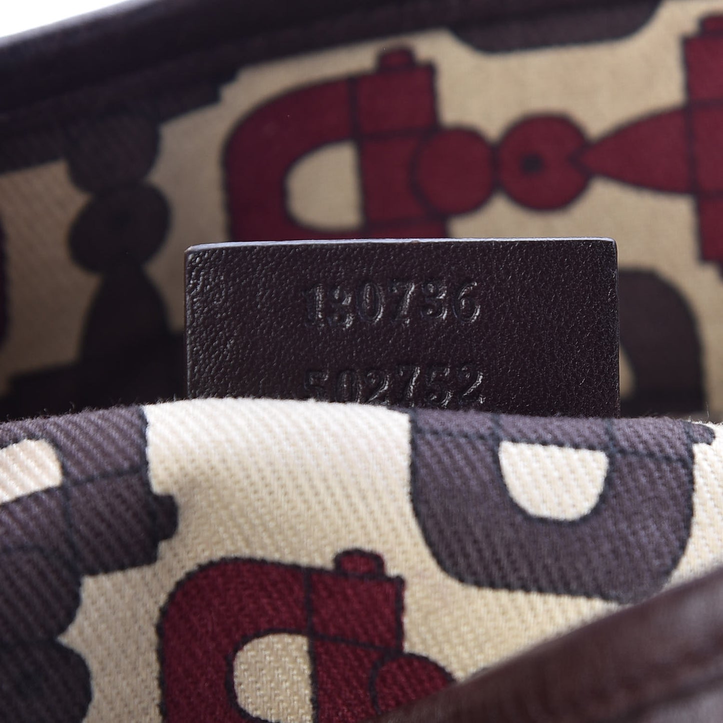Guccissima Medium Abbey Shoulder Bag Chocolate