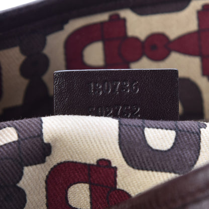 Gucci Guccissima Medium Abbey Shoulder Bag Chocolate 7 of 9