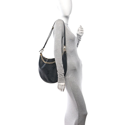 Louis Vuitton Empreinte Monogram Giant Loop Hobo Black 2 of 11