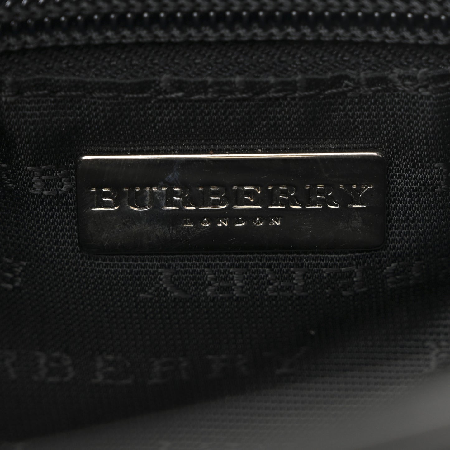 Vintage Check Shoulder Bag Black