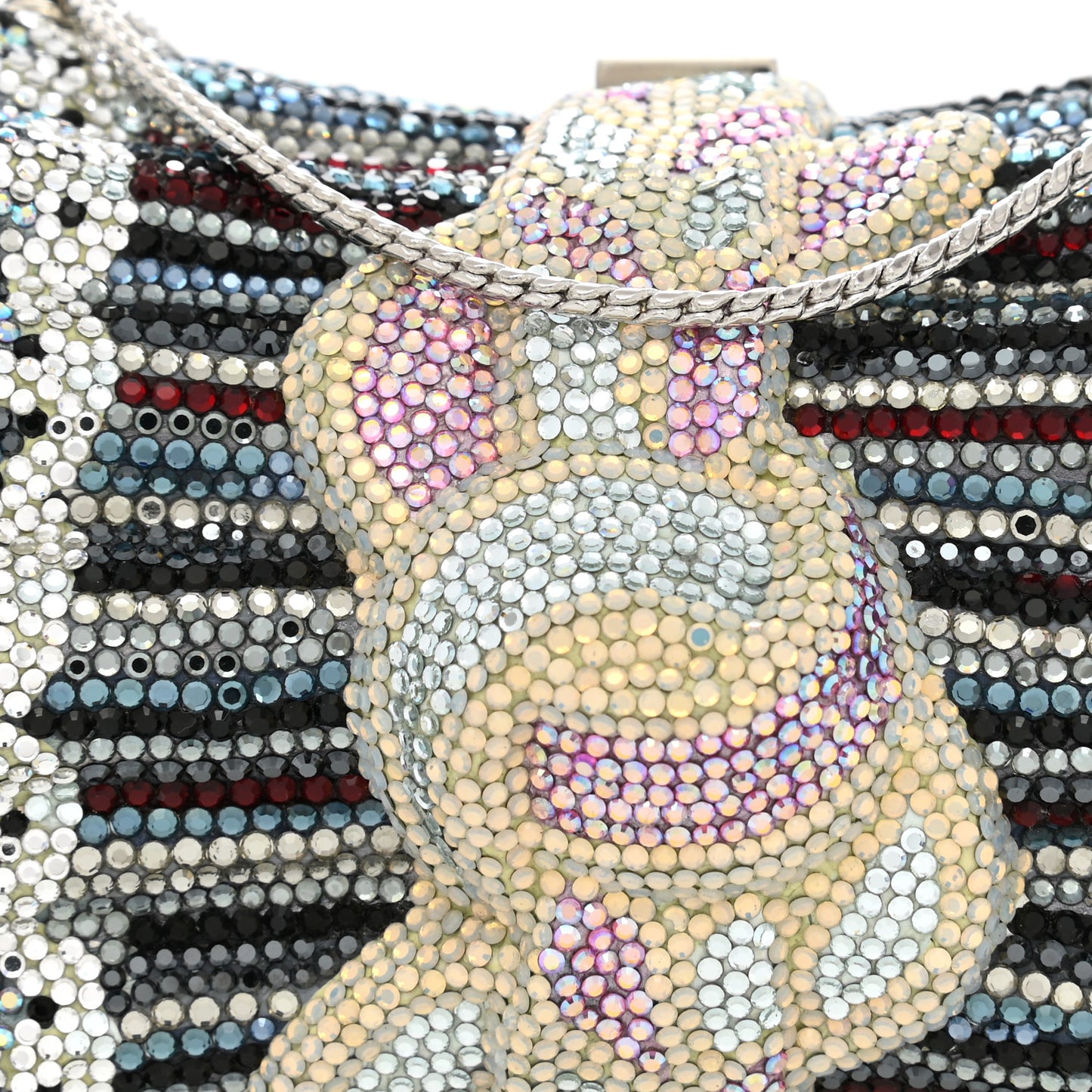 Swarovski Crystal Bouquet Clutch Multicolor