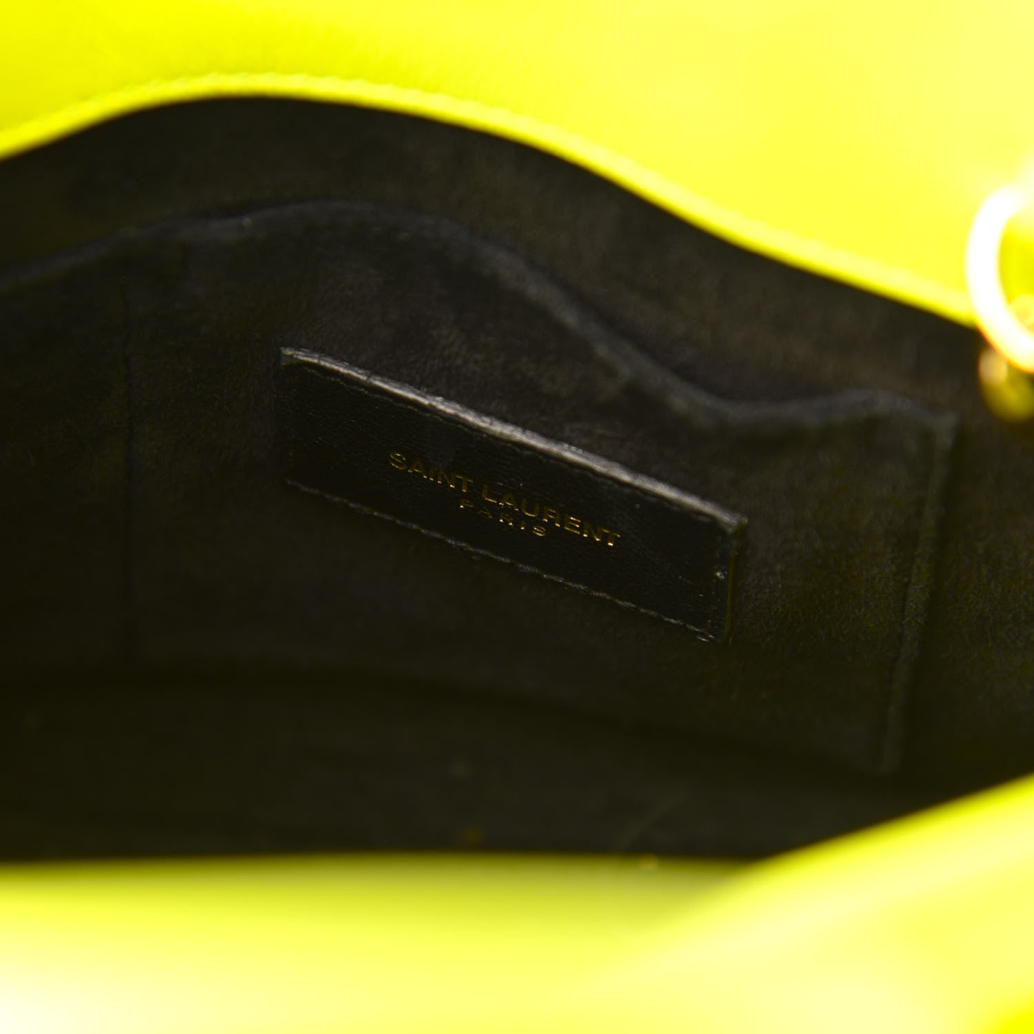 Saint Laurent Calfskin Nano Sac De Jour Neon Yellow 6 of 12