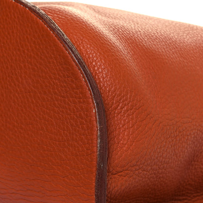 Hermes Taurillon Clemence Sherpa Backpack Gold 13 of 19