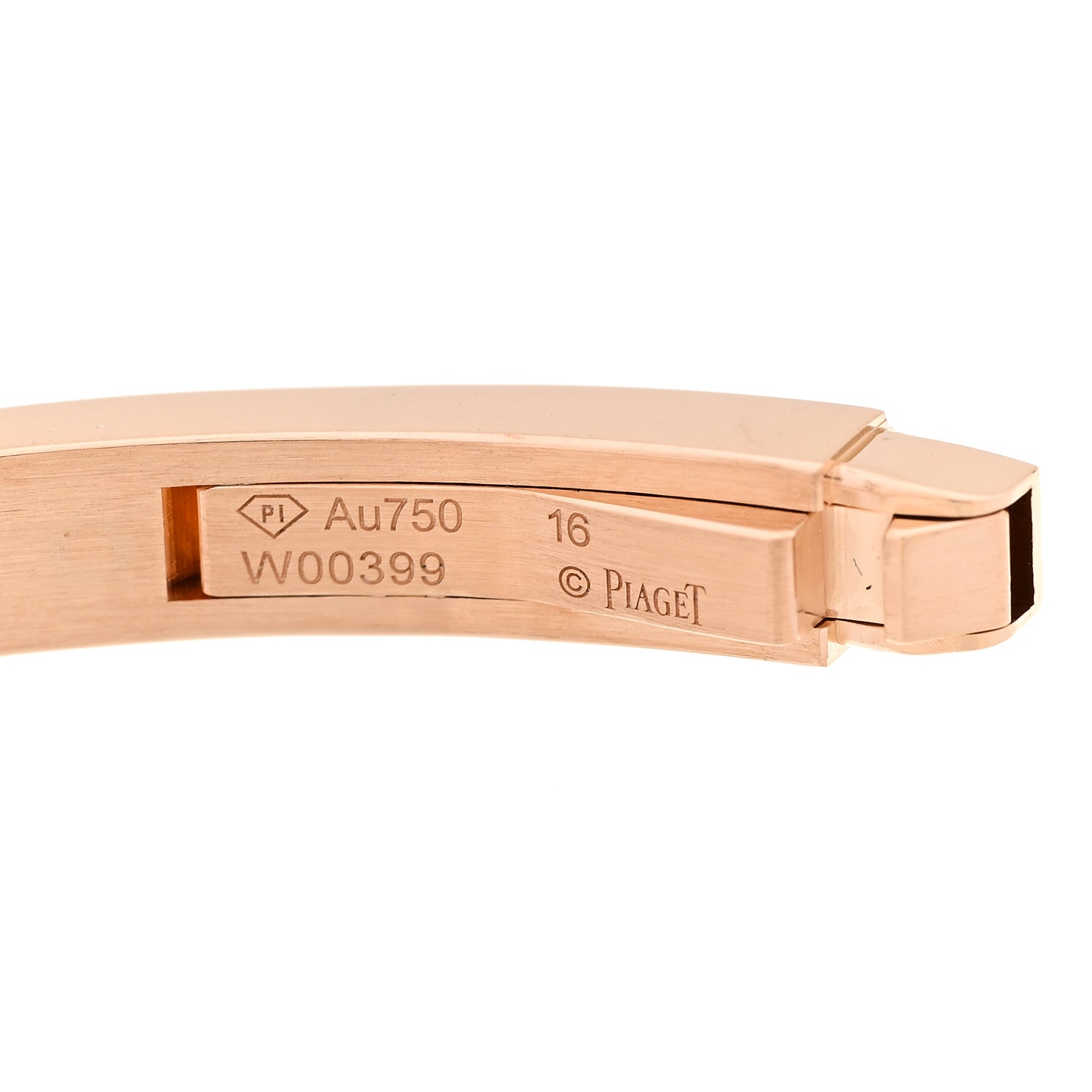 Piaget 18K Rose Gold Diamond Possession Decor Palace Bangle Bracelet 3 of 4