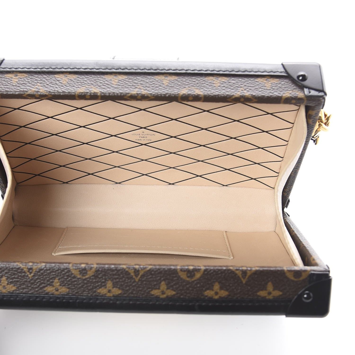 Louis Vuitton Monogram Petite Malle Black 4 of 8