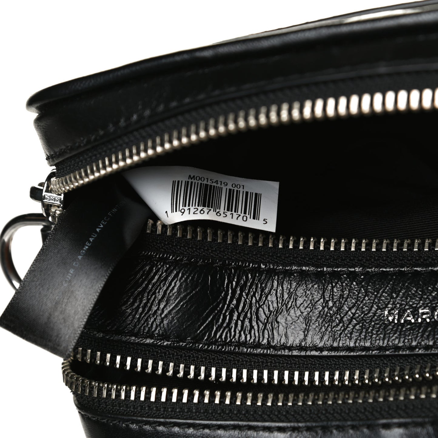 Natural Grain Calfskin Quilted The Softshot 21 Bag Black