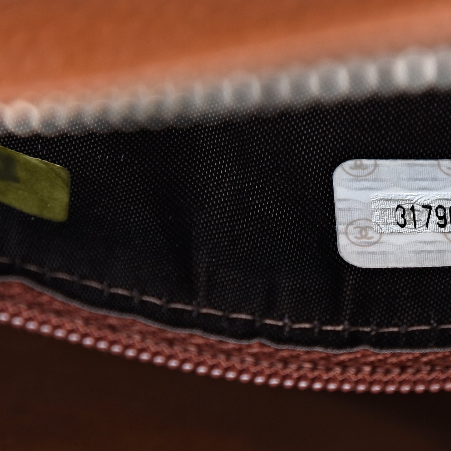 Caviar Quilted Flap Camera Case Brown