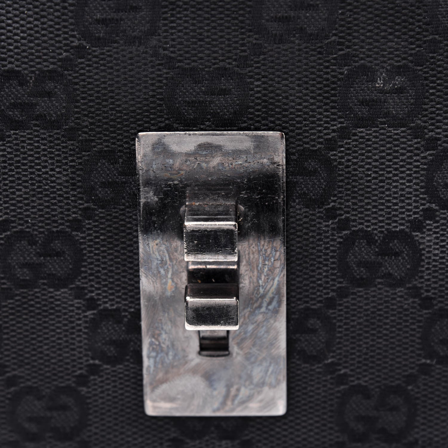 Gucci Monogram Bamboo Bullet Bag Black 11 of 31
