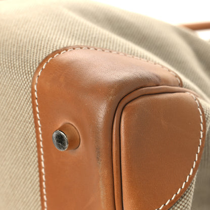 Hermes Toile Natural Barenia Flag HAC Birkin 40 Fauve Paprika 12 of 16