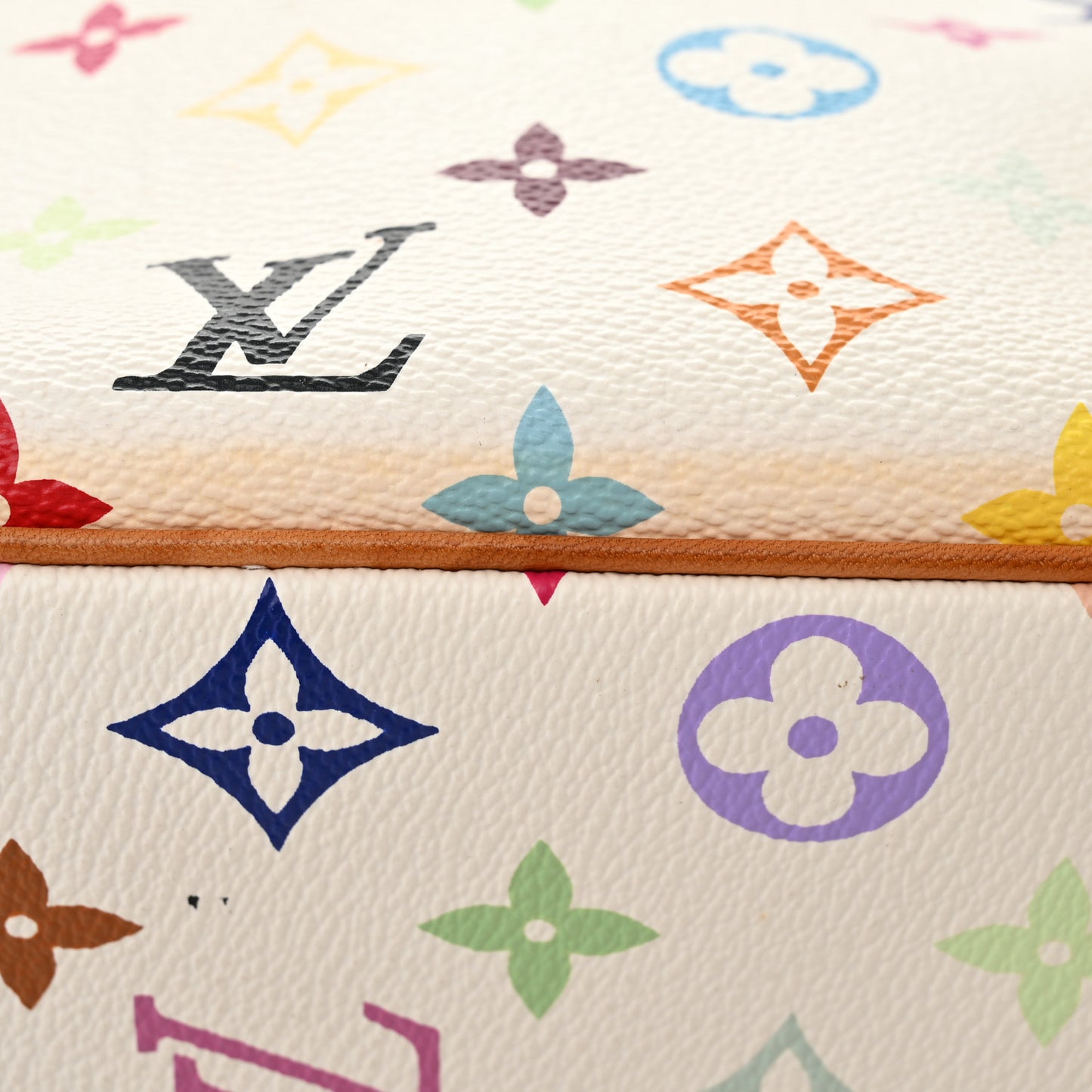 LOUIS VUITTON Monogram Multicolor Trouville White