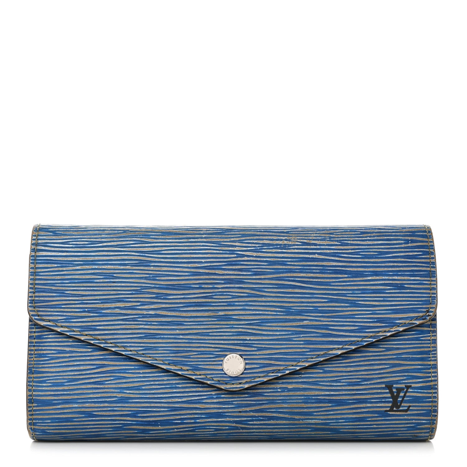 Louis Vuitton Epi Sarah Wallet NM Denim Light 1 of 11