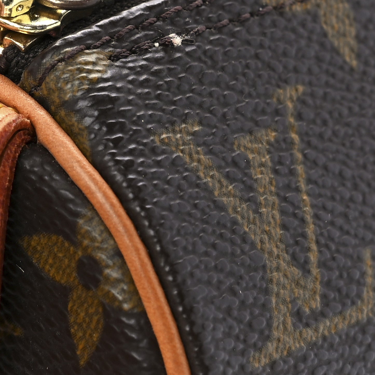 Monogram Trousse Ronde 20 Makeup Case