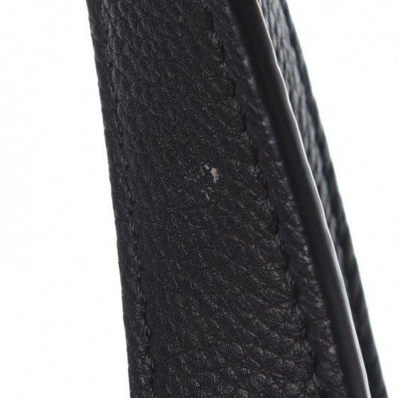 Celine Baby Grained Calfskin Medium Tri-Fold Bag Black 8 of 11