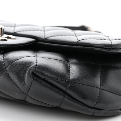Chanel Calfskin Quilted CC Uniform Flap Belt Bag Black 11 of 11