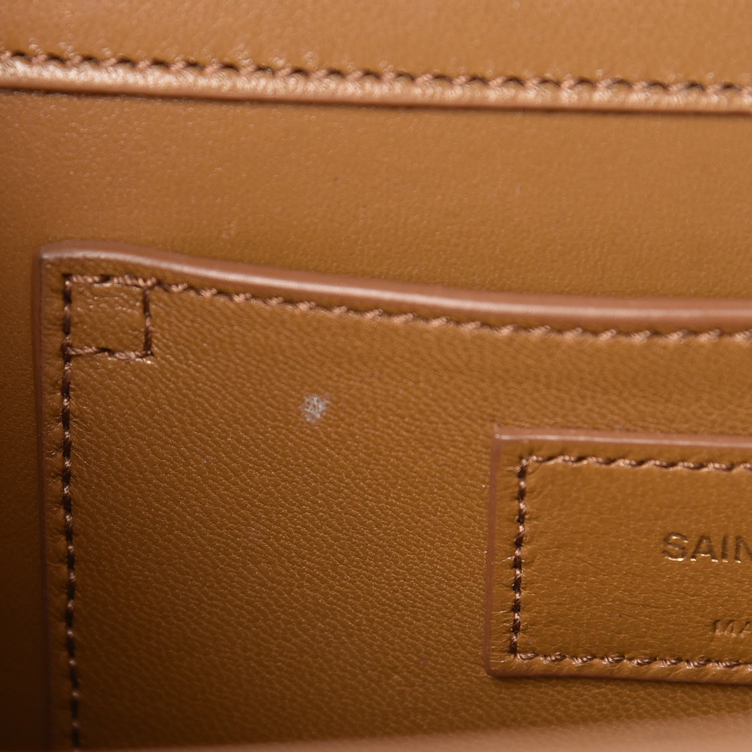 Saint Laurent Suede Medium Classic Monogram Kate Tassel Satchel Light Ochre 10 of 11