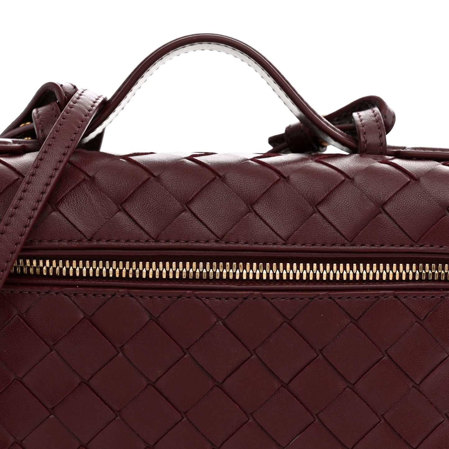 Nappa Intrecciato Bang Bang Vanity Case Barolo
