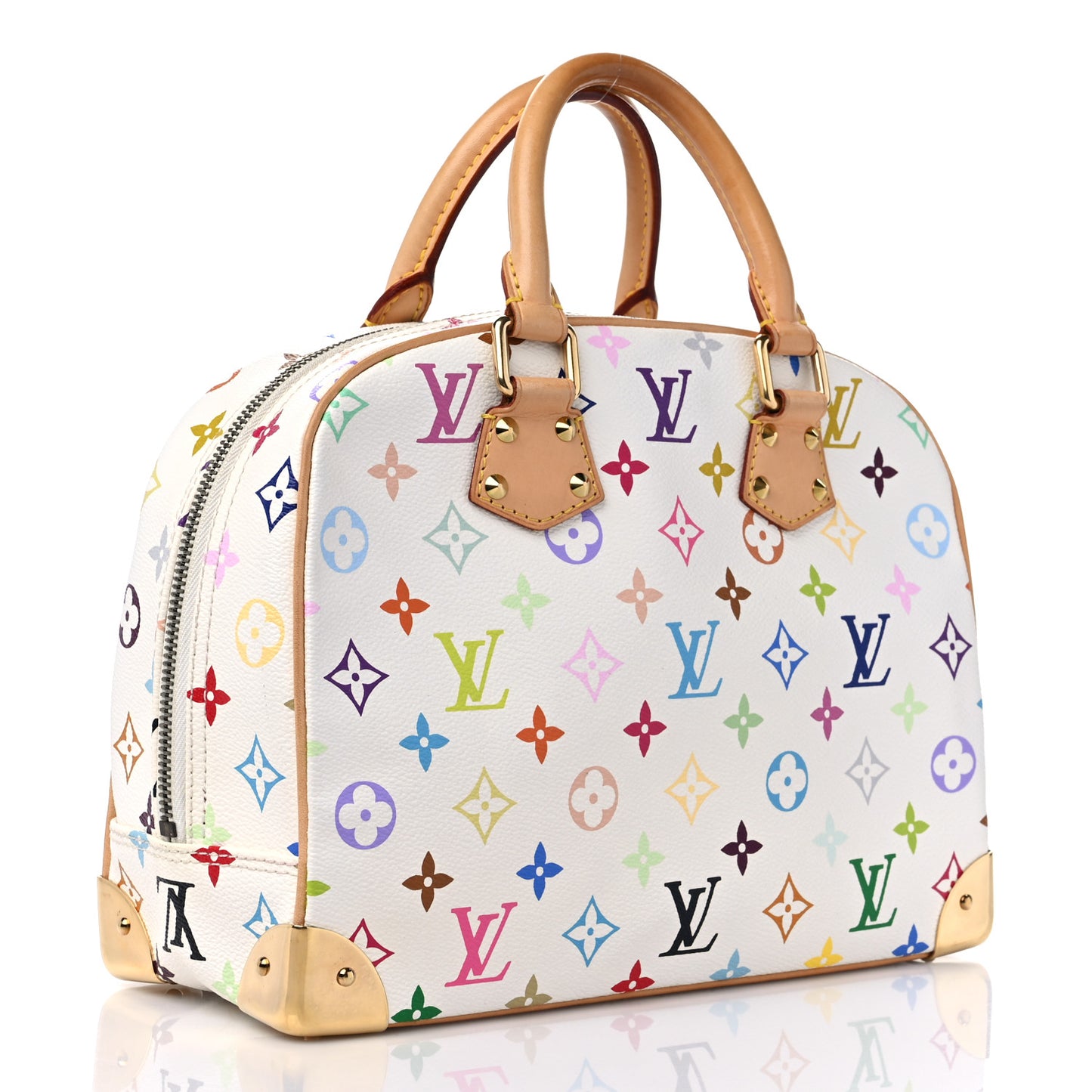 Monogram Multicolor Trouville White
