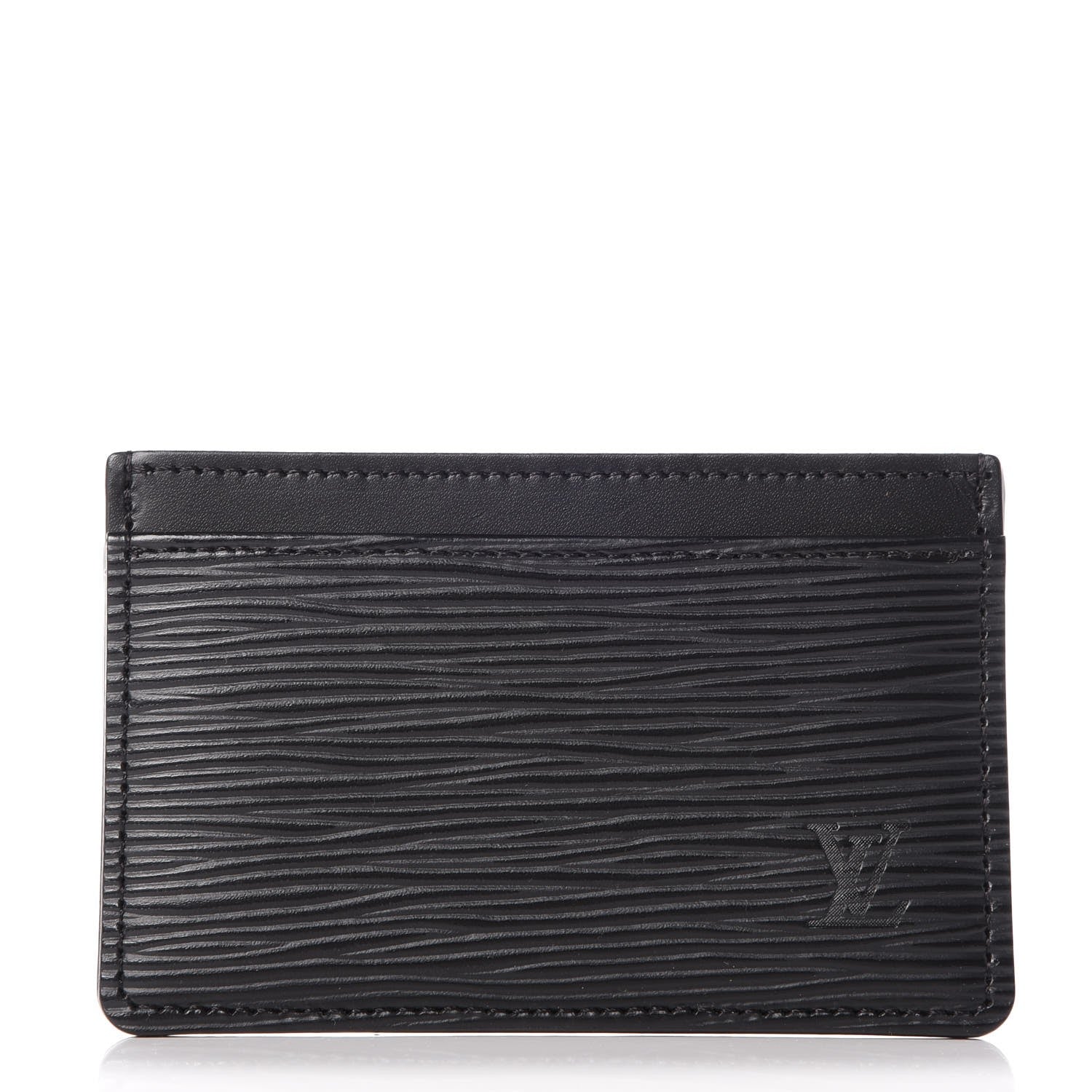 Louis Vuitton Epi Card Holder Black 1 of 6